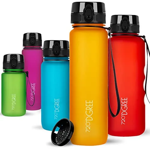 720°DGREE Trinkflasche 1l Sport “uberBottle“ - BPA-frei, leicht und stoßfest für Sport und Alltag - Die 720°DGREE “uberBottle” mit 1l Volumen ist der ideale Begleiter für Sport, Arbeit und Freizeit. Aus robustem Tritan, auslaufsicherer Deckel und praktische Trageschlaufe machen sie zum perfekten Trinkpartner.
