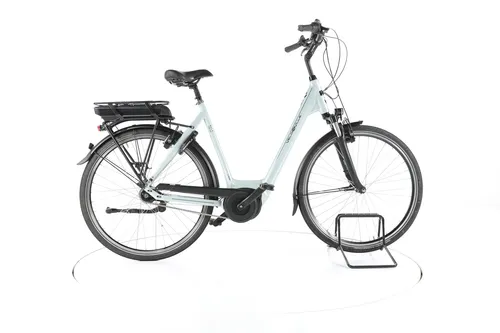 Velo de Ville CEB 200 City E-Bike Tiefeinsteiger - grüngrau schwarz - 60cm - Fahrradsättel - Hochwertiges City E-Bike mit Bosch Active Line Plus Motor, ideal für komfortables Fahren in der Stadt, bis zu 25 km/h.