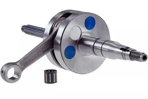 Doppler Kurbelwelle Endurance 2003 für Minarelli Motoren - Hochwertige Racing-Vollwangenwelle für Minarelli stehend Motoren, erhöht die Motorleistung und reduziert Vibrationen. Ideal für 50ccm Roller wie Yamaha BW's und Slider.