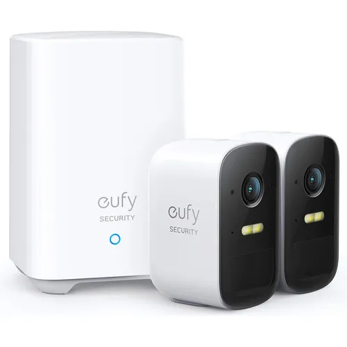 eufy Security eufyCam 2C - HD 1080p Überwachungskamera für außen, 180 Tage Akku, wetterfest IP67 und gebührenfreie Nutzung