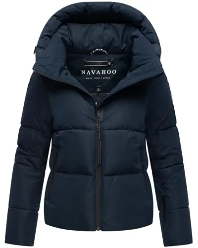 Navahoo Steppjacke Frostherz XIV - Modische Funktionsjacke für Damen, wasser- und windabweisend mit abnehmbarer Kapuze – ideal für kalte Wintertage.