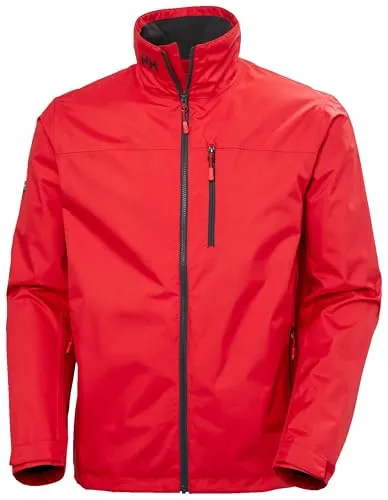 Helly Hansen M Crew Jacket 2.0 Herren Anorak - Funktionsjacke mit Helly Tech® Protection für winddichten, wasserdichten und atmungsaktiven Schutz. Ideal für Segeln und Stadtbummel, gefüttert mit Polartec® Fleece für zusätzlichen Komfort.