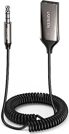 Ugreen Verkabelt Kabellos USB Bluetooth 2.0 to 3.5mm Adapter (70601) - Fahrzeug Bluetooth Ausrüstung, kabellose Musikwiedergabe für Ihr Auto