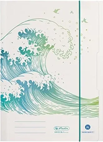 Herlitz Sammelmappe A4 GREENline Welle