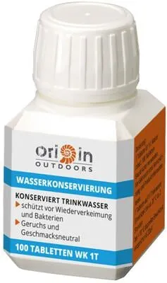 Origin Outdoors Wasserkonservierung, 100 Tabletten