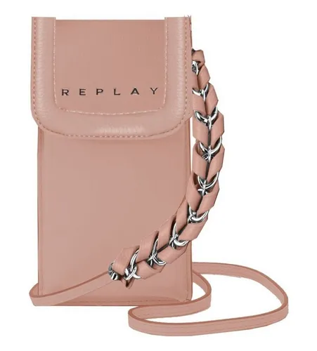 REPLAY Handytasche mit Schulterriemen - Stylische REPLAY Handytasche in Beige, ideal für den Alltag. Mit geräumigem Hauptfach und sicherem Magnetverschluss. Praktisch und immer griffbereit für Ihr Smartphone.