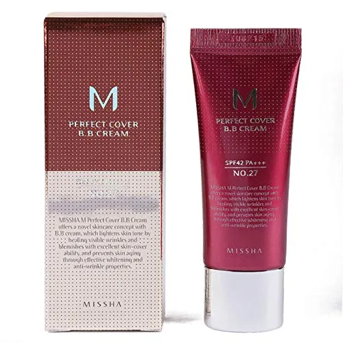  M Perfect Cover BB Creme mit sehr hohem UV-Schutz kleine Packung Farbton No. 27 Honey Beige SPF 42/PA+++