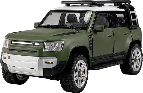 Amewi D110X24 Metall Scale RC Crawler - 4WD ferngesteuertes Auto 1:24 RTR, beeindruckende LED-Beleuchtung und hervorragende Traktion im Gelände