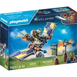 PLAYMOBIL Novelmore 71211 - Darios Fluggleiter mit Schleudersitz, 55-teiliges Set für kreative Abenteuer ab 4 Jahren