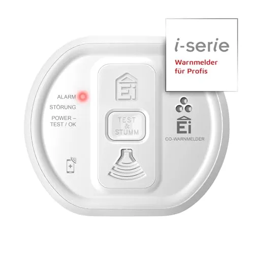 Ei-Electronics CO-Melder Ei208iW - 10 Jahre Sensor, App-fähig und akustischer Alarm für maximale Sicherheit