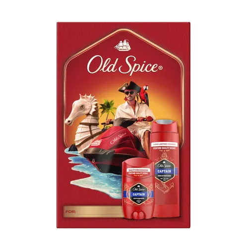 Old Spice Geschenkset Modern Captain (Stick, SG) Set aus Deo und Duschgel