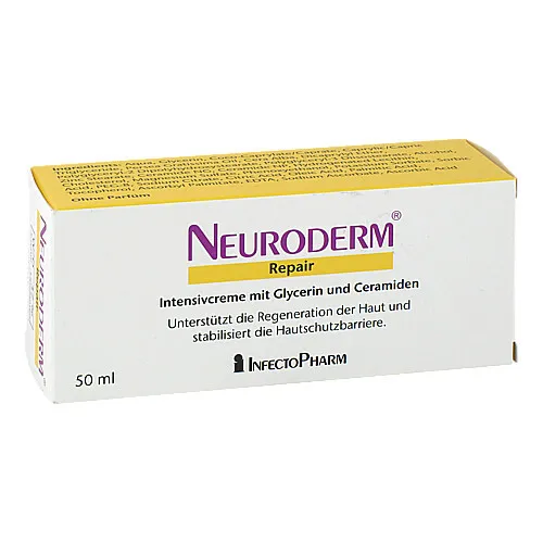 Neuroderm Repair Creme 50 ml - Effektive Hautpflege - Arzneimittel zur intensiven Reparatur trockener und gereizter Haut, ideal für empfindliche Hauttypen und zur Linderung von Neurodermitis-Symptomen.