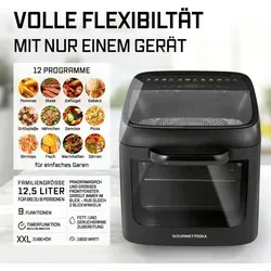 Xxxl Minibackofen GOURMETmaxx - Dampfgarer mit herausnehmbarem Krümelblech, akustischem Signal und elektronischer Temperaturregelung für perfekte Ergebnisse in der Küche.