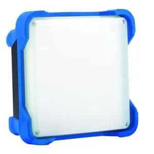 HEDI Baustrahler LEDCUBE 4.920 Lumen - Strahler für Arbeitsbeleuchtung mit 4.920 Lumen, IP54 Spritzwasserschutz und flexiblem 5-stufig einstellbarem Standfuß für optimale Lichtpositionierung. Ideal für Baustellen und Werkstätten.
