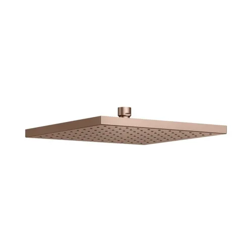 KEUCO Kopfbrause eckig 250x250 mm - rotgold gebürstet - Duschbrausen & -köpfe mit luxuriösem Design, die rotgold gebürstete Oberfläche verleiht Ihrem Badezimmer einen eleganten Akzent.