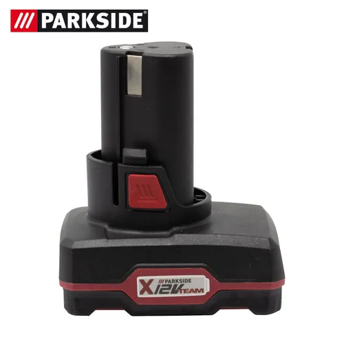 Parkside 12V 4,0Ah Akku PAPK 12 B3 - Standard-Akkus für die X 12V Familie, leistungsstarker Lithium-Ionen Akku mit 4,0Ah, ideal für längere Einsätze mit kompatiblen Werkzeugen.