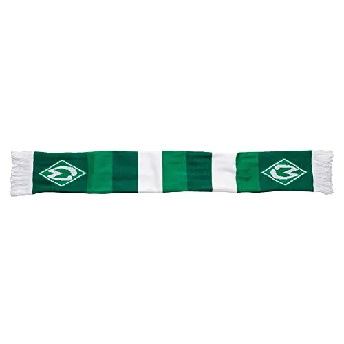 Bremen SV Werder Schal „Shorty Streifen, ca. 120 x 13,5 cm, Grün