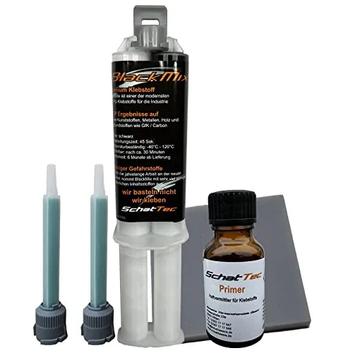 BlackMix 2K PU Klebstoff Set | Polyurethan-Kleber für Industrie und Handwerk
