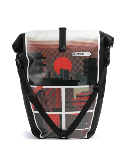 ORTLIEB Back-Roller Design - Hinterradtasche morning routine - Geräumige und stylische Packtasche für den Gepäckträger, mit Quick-Lock2.1-System für einfache Handhabung. Ideal für Ordnung und Beinfreiheit beim Radfahren.