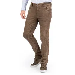Hangowear Hose HECTOR CLASSIC - Kurze Trachtenjeans - Jeans für Trachtenfans, knielang mit breitem Bund und eleganten Trachtenknöpfen. Perfekt kombinierbar mit T-Shirts und Gürteln für einen stylischen Look.
