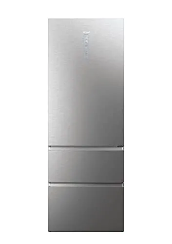 Haier HTW7720ENMP Kühl-Gefrier-Kombination - Kühlschrank mit 483 Litern, integriertes Wi-Fi für Smart Home, MyZone Plus & Humidity Zone für optimale Lebensmittelhaltung und Easy Access Gefrierschubladen für schnellen Zugriff.