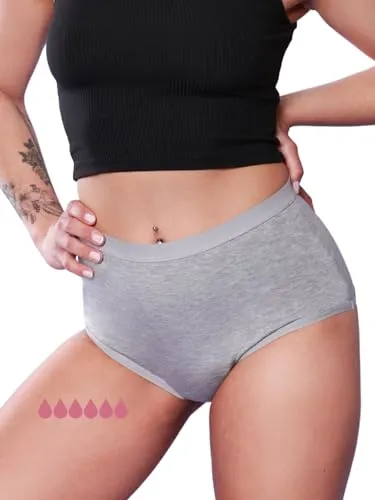 Taynie Comfort Bamboo Ultra Periodenunterwäsche für starke Blutungen – Hochwertige Menstruationsunterwäsche - Die Taynie Comfort Bamboo Ultra Menstruationsunterwäsche bietet bis zu 12 Stunden Auslaufschutz bei starker Blutung. Hergestellt aus nachhaltiger Bambusviskose, ist sie pflegeleicht, langlebig und sorgt für ein angenehmes Tragegefühl.