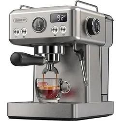 HiBREW H10A - Temperaturkontrollierte Kaffeemaschine - Siebträgermaschine mit 19 bar Druck und präziser Temperaturregelung für perfekten Espresso. Ideal für Kaffeeliebhaber, die jeden Schritt der Zubereitung anpassen möchten.