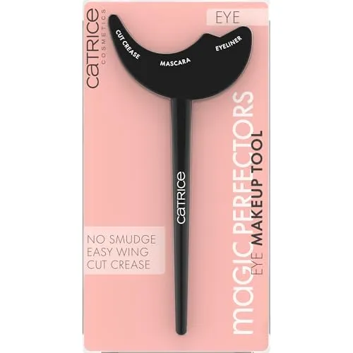 Catrice Magic Perfectors Eye Makeup Tool, Augen Make-up Schablone - Die Catrice Magic Perfectors Schablone für präzises Augen-Make-up ermöglicht vielseitige Looks. Ideal zur Vermeidung von Mascara-Verschmierungen und für definierte Lidschatten-Stile. Perfekt für kreative Augen-Make-ups!