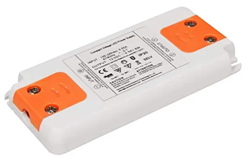 McShine LED-Trafo Transformator Slim | 230V auf 12V stabilisiert (1–6W) | Niedervolt-Lampen, LED-Stripes G4 MR11 MR16