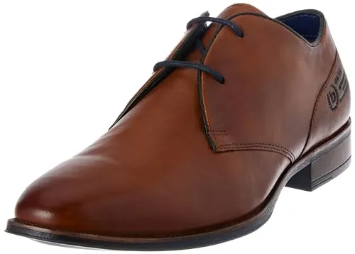 bugatti man Business Lace Shoe Cognac, 40 - Elegante Schnürer für den stilbewussten Mann - Herren-Schnürhalbschuhe, ideal für Business-Anlässe und kombiniert Komfort mit modernem Design.