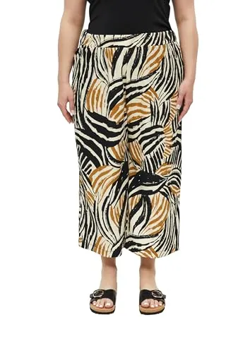 s.Oliver Damen Pants 2182981 84A0 Sandstein 54 - Stylische High Rise Pants mit elastischem Bund für optimalen Tragekomfort. Ideal für lässige Outfits im Alltag. Relaxed Fit sorgt für eine bequeme Passform.