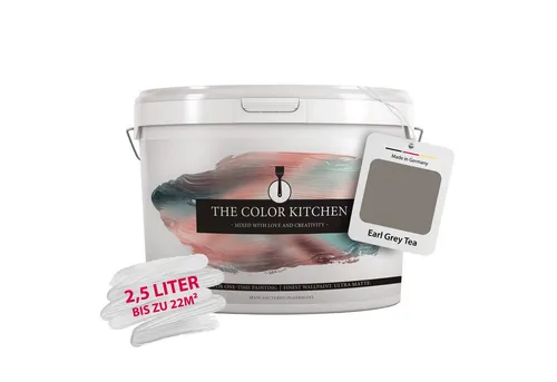 A.S. Création Wandfarbe Taupe "Earl Grey Tea" 2,5L - Farben & Lacke – Verleihen Sie Ihrem Raum mit dieser kreativen Wandfarbe eine einzigartige Persönlichkeit und schaffen Sie beeindruckende DIY-Ergebnisse.