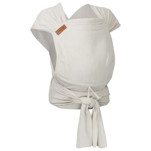Hoppediz Babytrage Hop-Tye Advanced - Ergonomische Halfbuckle mit Tuchträger - Rückentragen für Babys von 2,5 - 20 kg, unterstützt die gesunde Anhock-Spreiz-Haltung und bietet individuellen Tragekomfort durch verstellbare Tuchträger.