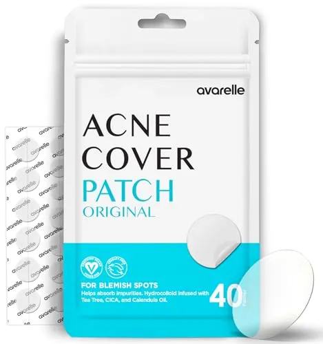 Avarelle Pickel Patch Hydrocolloid - 40 Patches - Made in Korea - Pimple Patch Pflaster (Variety Pack / 40 FLECKEN)