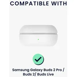 kwmobile Aramid-Design Kopfhörer Schutzhülle kompatibel mit Samsung Galaxy Buds 2 Pro / Buds 2 / Buds Live Hülle - In-Ear Headphones-Hülle im