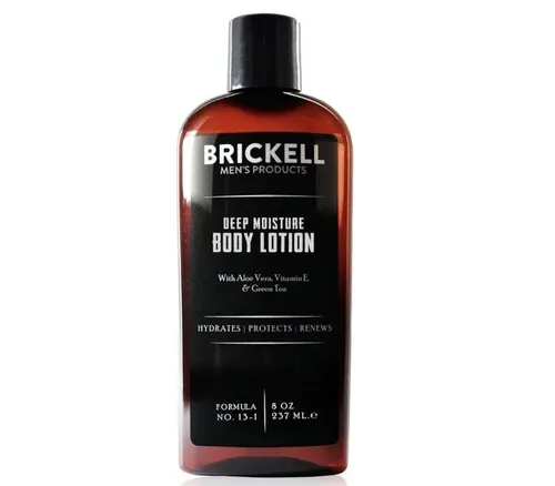 Brickell Men's Tiefe Feuchtigkeit Bodylotionm Natürlich und Organisch, 237 ml