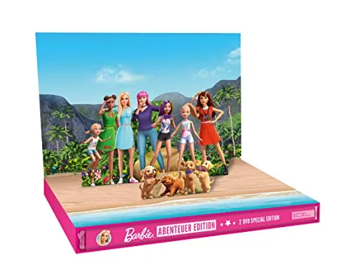 Barbie - Abenteuer-Edition in der Pop-Up Box [2 DVD] - Filme mit freigegebener Altersbeschränkung, ideal für die ganze Familie und ein perfektes Geschenk für Barbie-Fans.