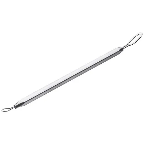 APOLINE Mitesser-Entferner mit rostfreier Schlaufe 1 St - Effektiver Mitesser-Entferner für die professionelle Anwendung zu Hause. Rostfrei mit zwei unterschiedlichen Schlaufen für optimale Handhabung. Ideal zur Unterstützung der Hautpflege.