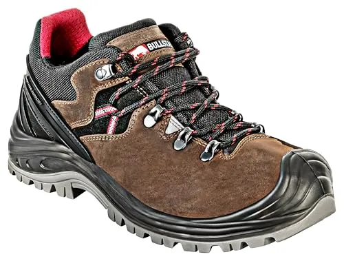 Willax Bullstar Sicherheitsstiefel TECHNO-X S3S - Hitzebeständig und Robust - Herren Industrie & Handwerk Stiefel, hitzebeständig bis 300 Grad, mit Aluminium-Schutzkappe und rutschhemmender Sohle für optimale Sicherheit am Arbeitsplatz.