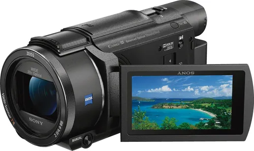 Sony FDR-AX53 - 4K Ultra Handycam, 20-fach optischer Zoom und 5-Achsen Bildstabilisation für verwacklungsfreie Aufnahmen
