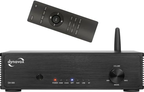 Dynavox DA-300 Verstärker mit HDMI ARC schwarz