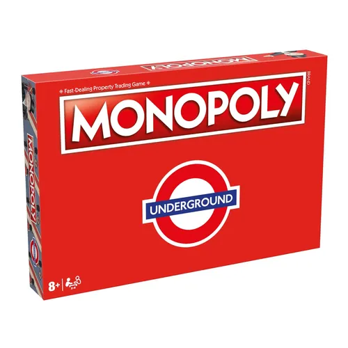 Winning Moves London Underground Monopoly Board Game, Buy Oxford Circus, Covent 