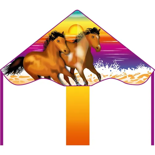 Invento Drachen Simple Flyer Wild Horses 85x42 cm, ab 5 Jahren (44485720)