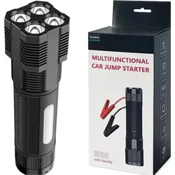 Choetech Jump Starter mit Powerbank 8000mAh - Powerbank mit 8000mAh und integriertem LED-Flashlight, ideal für Notfälle und unterwegs, um Ihr Auto zu starten.