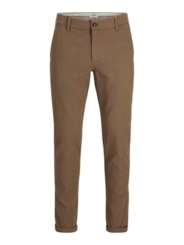 Chinos "JPSTMARCO JJFURY ANA", Gr. 29 - Länge 30 - Business Hosen, kombinierbare Chinos von Jack & Jones mit engem Schnitt und pflegeleichtem Webstoff für stilvolle Freizeit- und Naturerlebnisse.