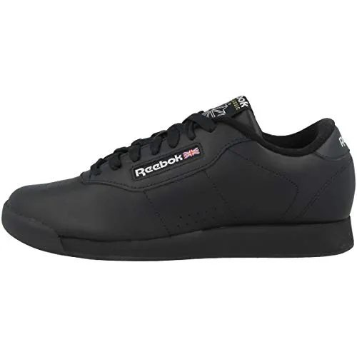 Reebok Damen Princess Fitnessschuhe - Black, 38 EU - Damen-Sneaker mit bequemem Synthetik-Obermaterial, ideal für Fitness und Freizeit, bieten optimalen Komfort und Stil.