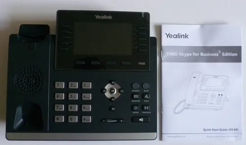 Yealink SIP-T46G VoIP Telefon - Schwarz