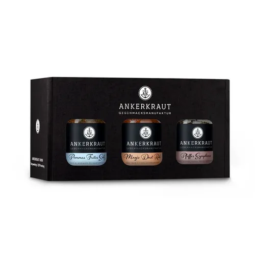 Ankerkraut Best of Gewürz-Box - Vielfältige Gewürze für kreative Küchenideen, ideal zum Verfeinern von Gerichten und für ein besonderes Geschmackserlebnis.