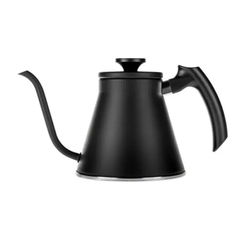 Hario Fit V60 Drip Kettle Black - 1,2l Wasserkessel für perfekten Kaffee - Eleganter Wasserkessel mit präziser Ausgießöffnung für kontrolliertes Brühen. Ideal für anspruchsvolle Kaffeeliebhaber, die Wert auf Qualität legen.