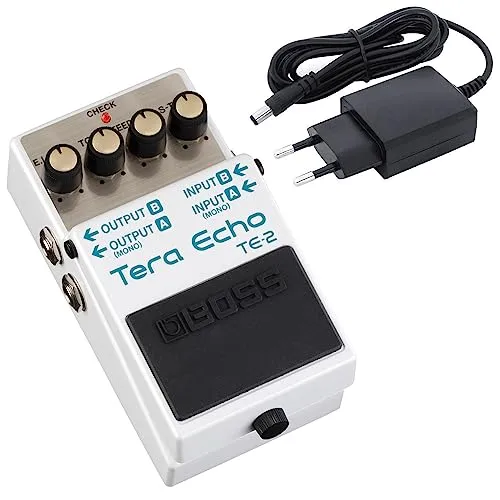 Boss TE-2 Tera Echo Ambient Delay Pedal Effektgerät + keepdrum Netzteil